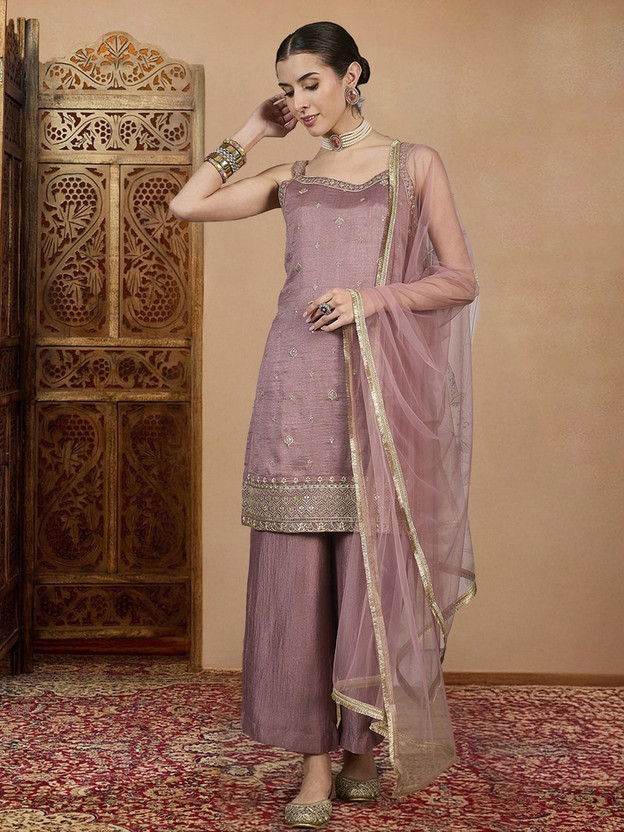 SURUKH SURUKH Women Kurta Pant Dupatta Set - Flipkart Deal