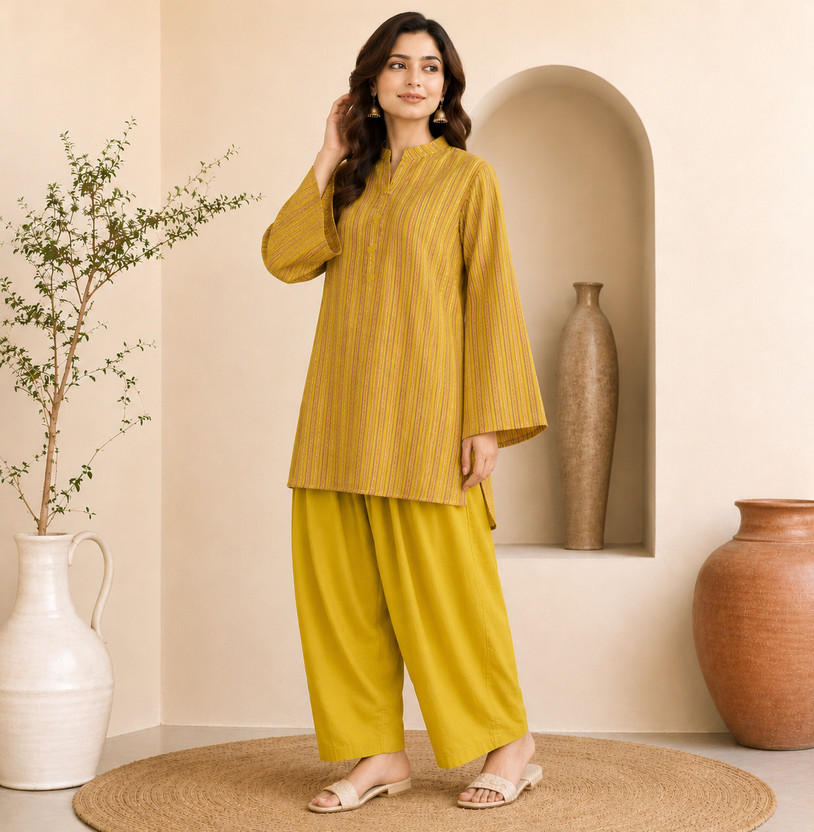 TEXTILEhub TEXTILEhub Self Design Kurta, Palazzo & Dupatta Set - Flipkart Deal
