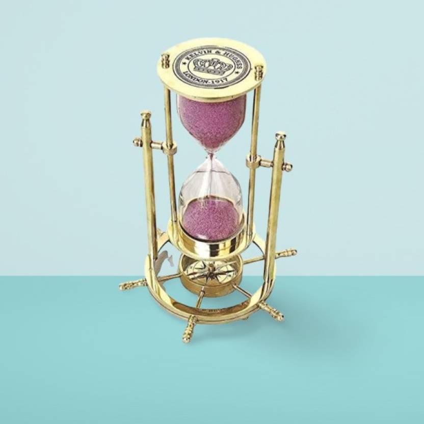 Marine Sand Timer Hourglass with Wheel Compass Base Sand Clock Price in ...