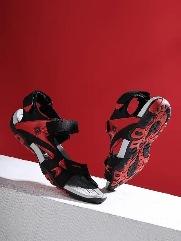 Sparx Men Sandals(Red , 9 UK/India)