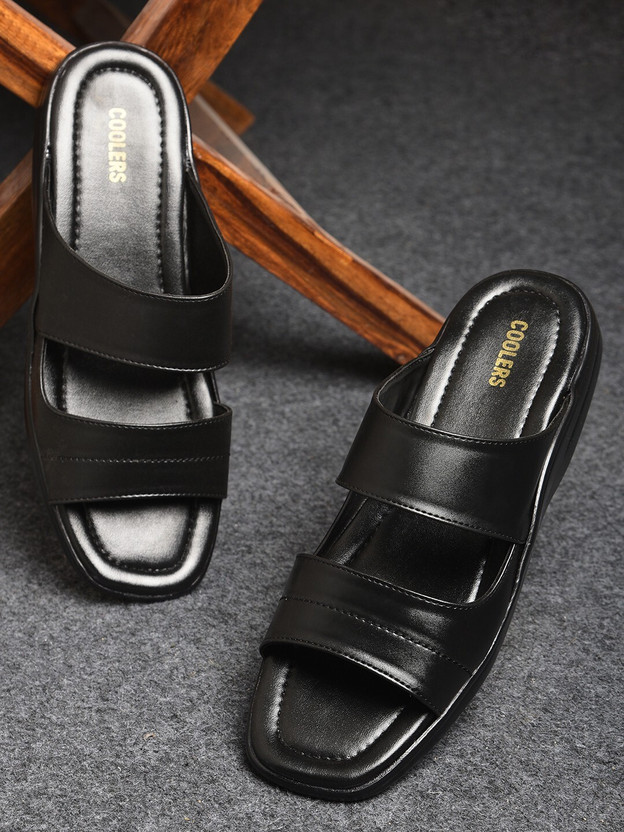 LIBERTY Men Flats(Black , 8)