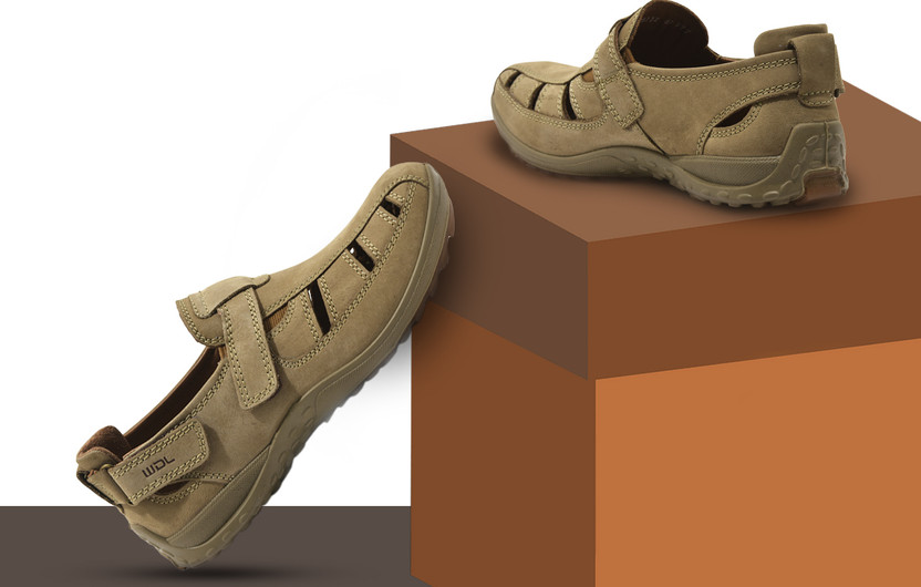 WOODLAND Outdoor Comfortable Lightweight Everyday Use Men Casual(Khaki , 6)
