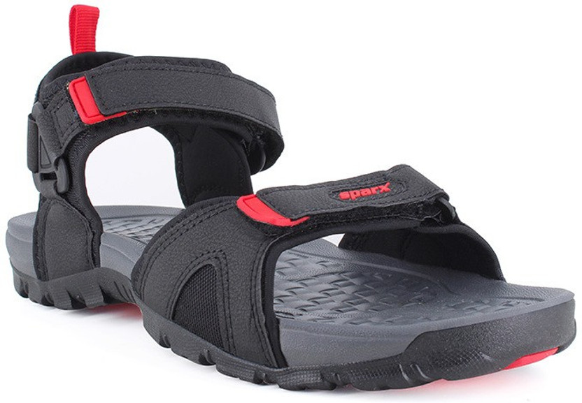 Sparx Men Black Sports Sandals - Buy 