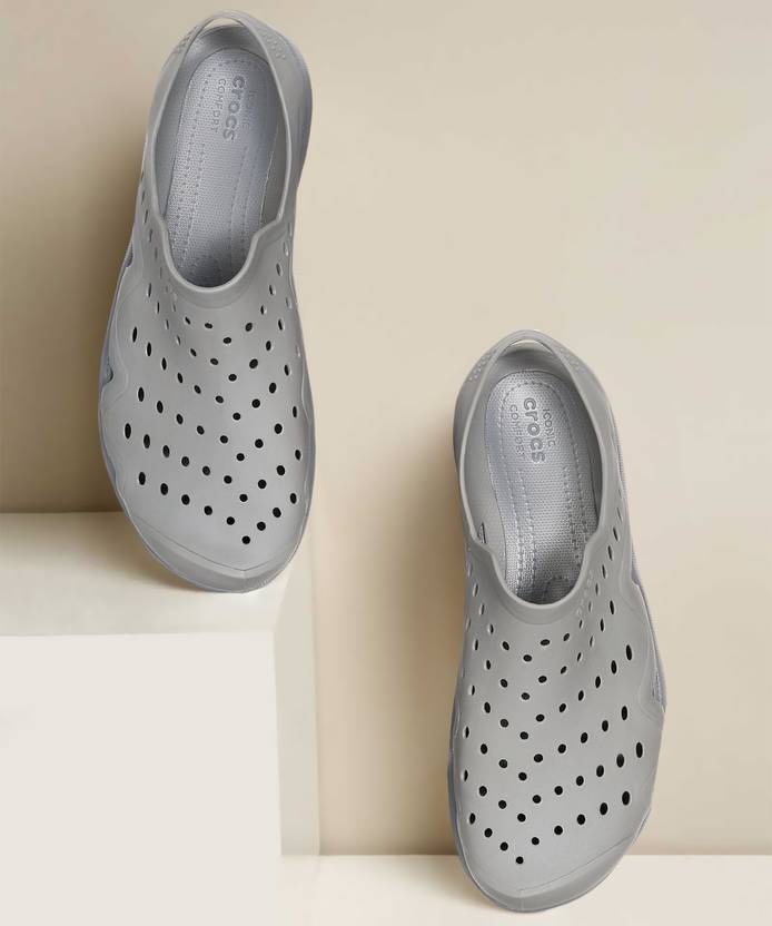 CROCS (Swiftwater) Men Grey Sandals Buy CROCS (Swiftwater) Men Grey
