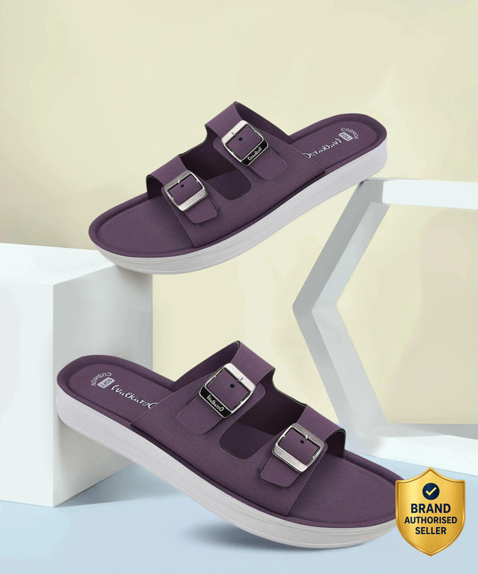 WALKAROO Women Flats(Purple , 6)