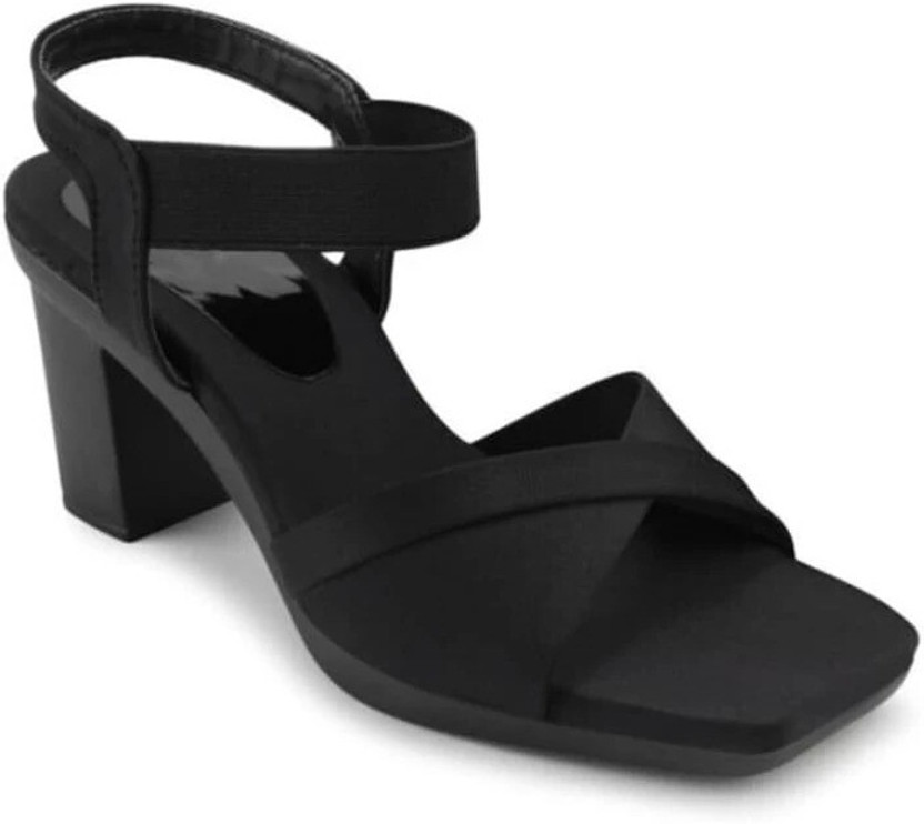 SGH Women Heels(Black , 5)