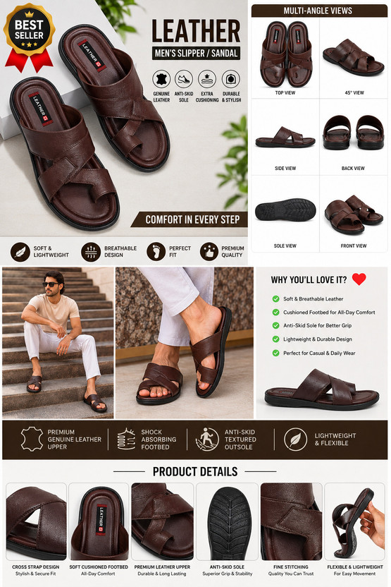 STYLE BUY STYLE Men Flats(Brown , 9)