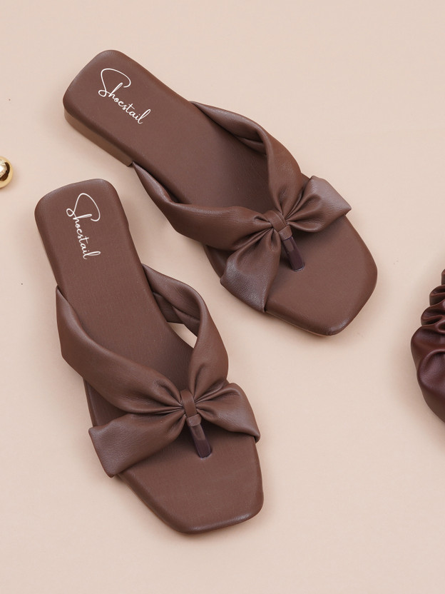 Shoestail Shoestail Women Flats(Brown , 6) - Flipkart Deal