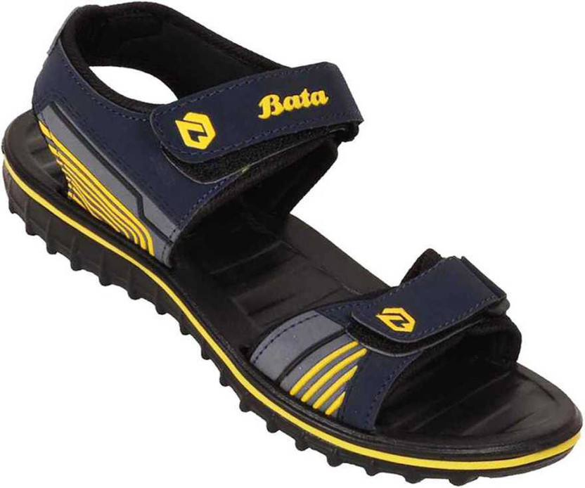Bata Men Casual(Yellow, Black , 6)