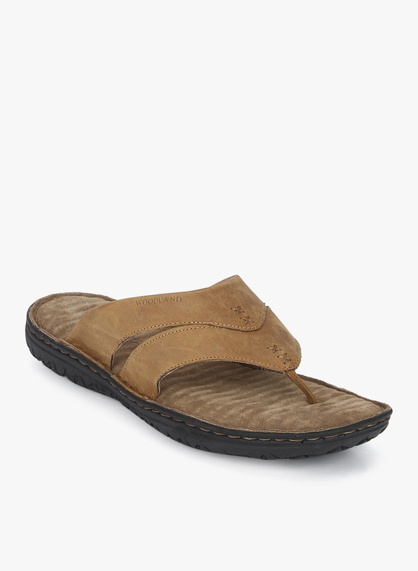 WOODLAND Men Brown Flats - Buy WOODLAND 