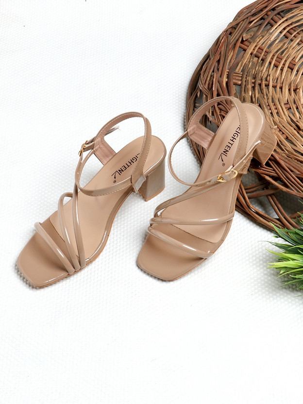 heighten heighten Women Heels(Beige , 5) - Flipkart Deal