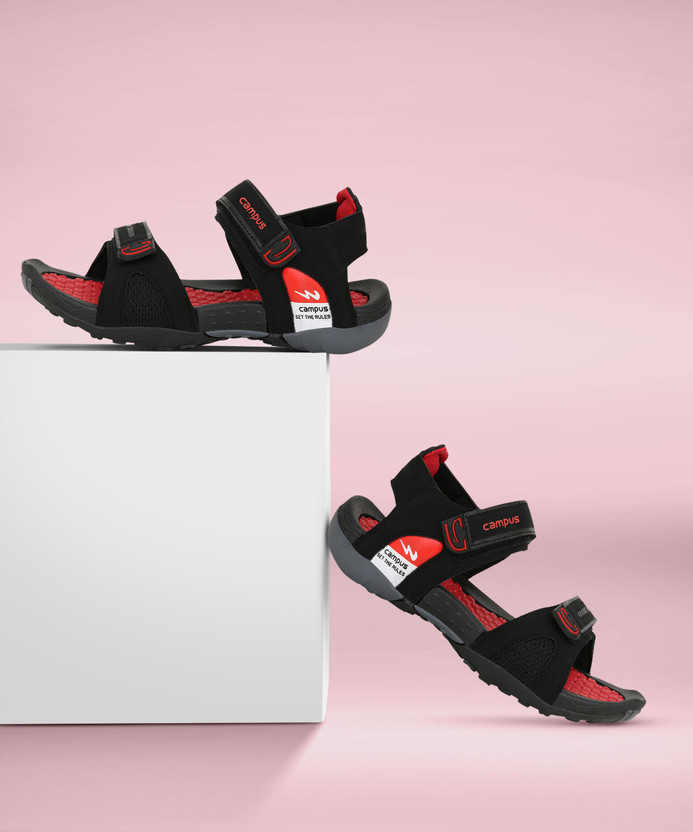 CAMPUS 2GC-18 Men Sandals(Black , 6)