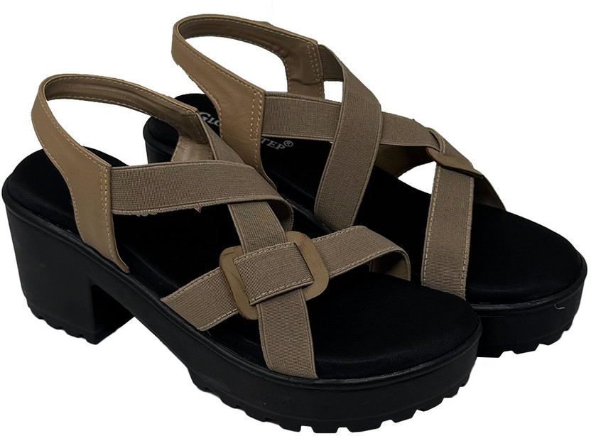 GLOBAL GLOBAL STEP Women Heels(Beige , 6) - Flipkart Deal