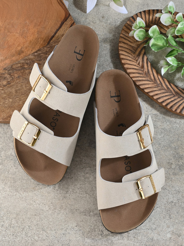 EL PASO Women Flats(Beige , 7)