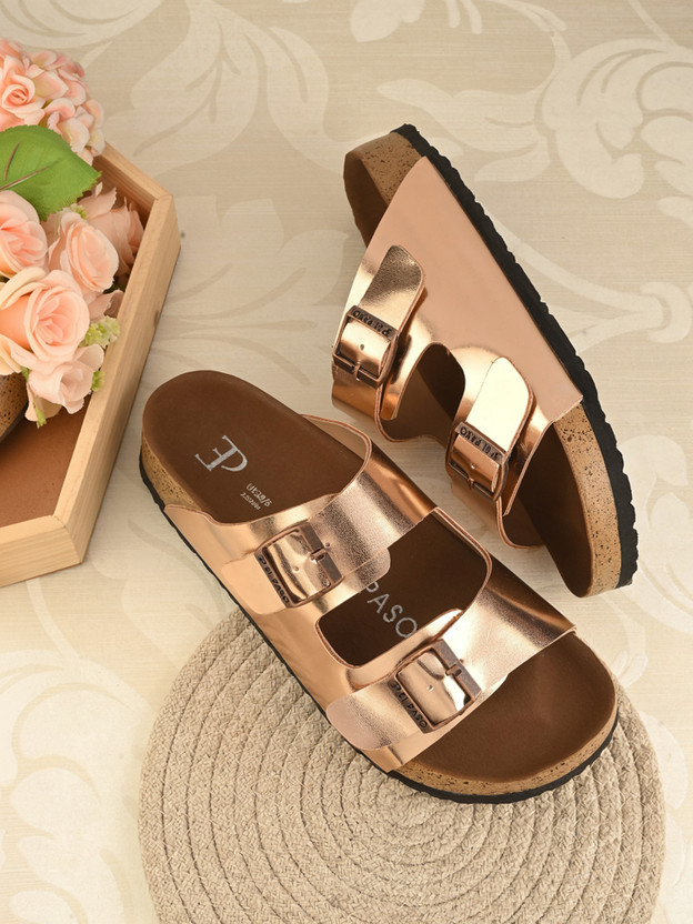 EL PASO Women Flats(Copper , 3)