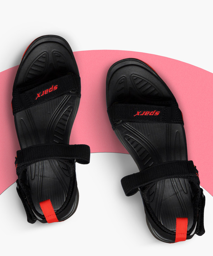 Sparx Men Black Sports Sandals - Buy 