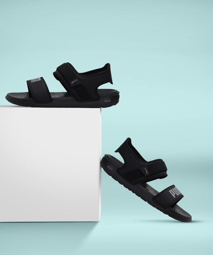 PUMA Softride Sandal Men Black Casual 