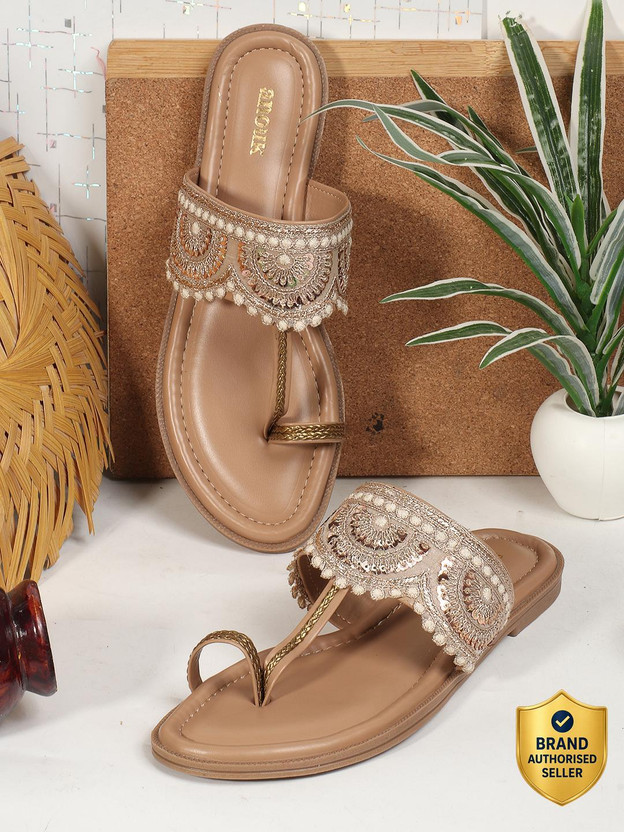 ANOUK Women Flats(Beige , 8)