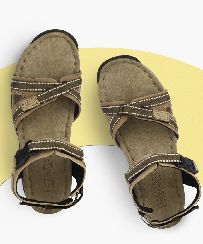 WOODLAND Men Khaki, Olive Casual - Buy 