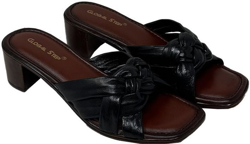 GLOBAL GLOBAL STEP Women Heels(Black , 5) - Flipkart Deal