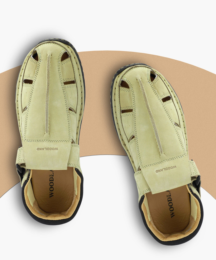 WOODLAND Men Khaki Sports Sandals - Buy 