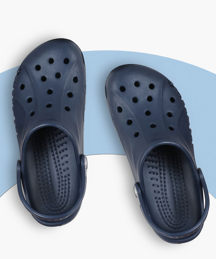 CROCS Baya Men Navy Clogs - Buy Blue 