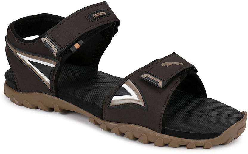 density Men Sandals(Brown , 6)
