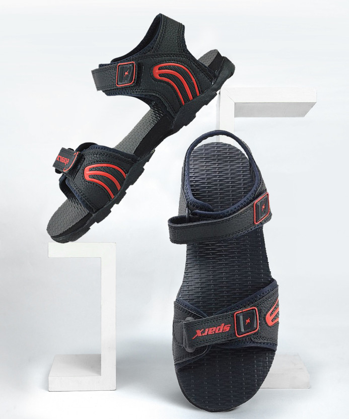 Sparx Men Black Sports Sandals - Buy 