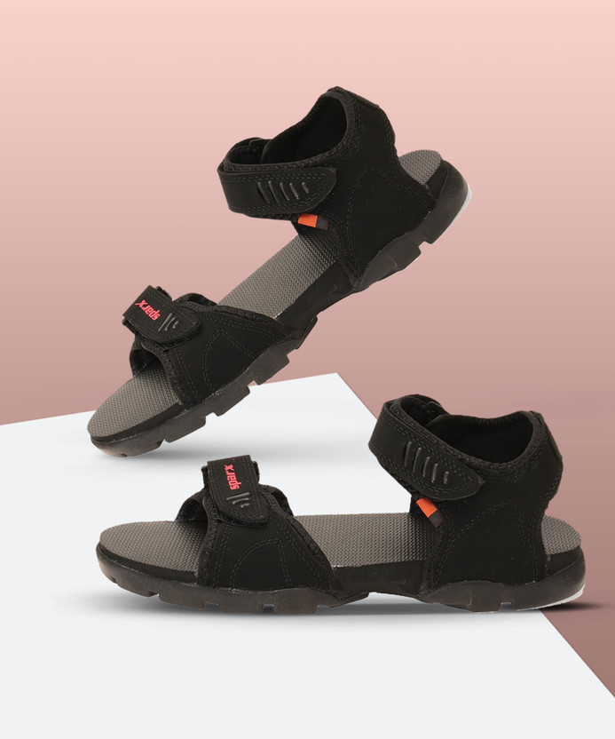 Sparx Men Black Sandals - Buy Black 