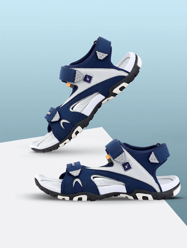 Sparx SS 453 Men Sandals(Blue, Grey , 7)