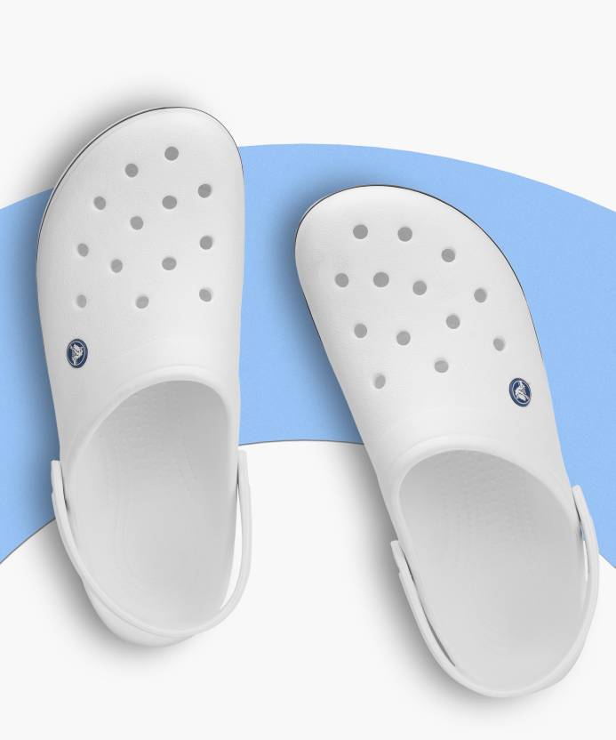 CROCS Crocband Men White Sandals - Buy CROCS Crocband Men White Sandals  Online at Best Price - Shop Online for Footwears in India 
