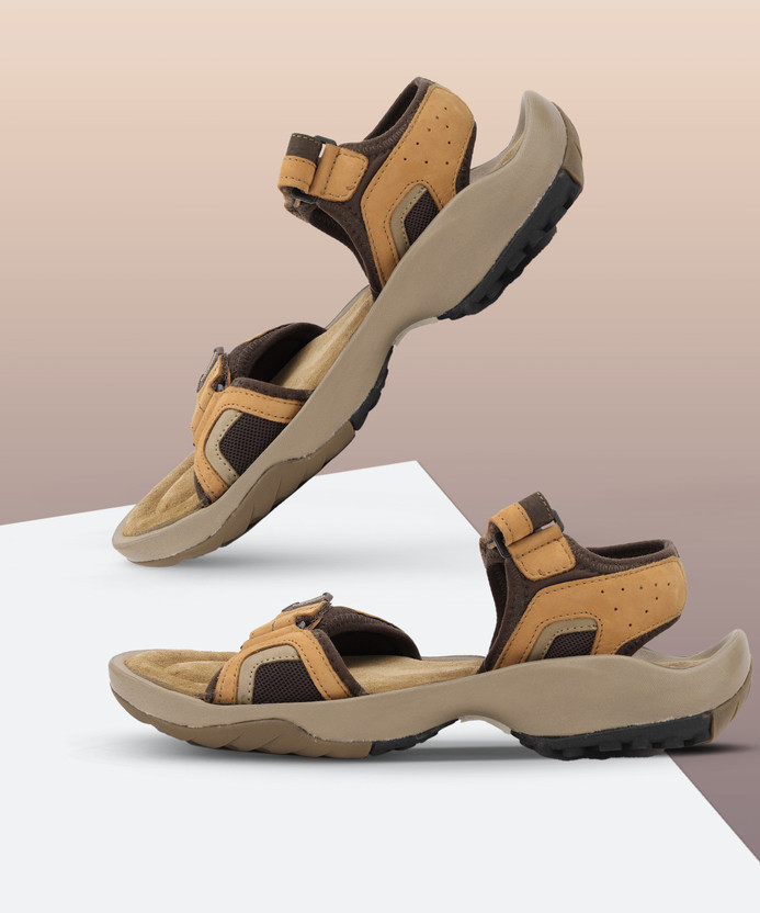 WOODLAND Men Gold Casual - Buy WOODLAND 