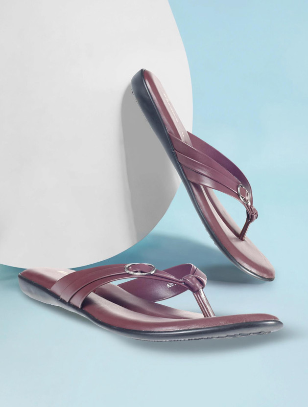 Flipkart Khadim's Lightweight Comfort Extra Soft Trendy Premium Stylish Women Flats(Maroon , 7) - Flipkart Deal