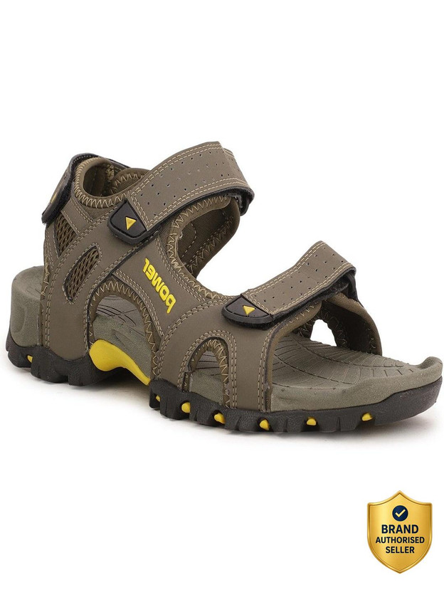 POWER Men Sports Sandals(Grey , 7)