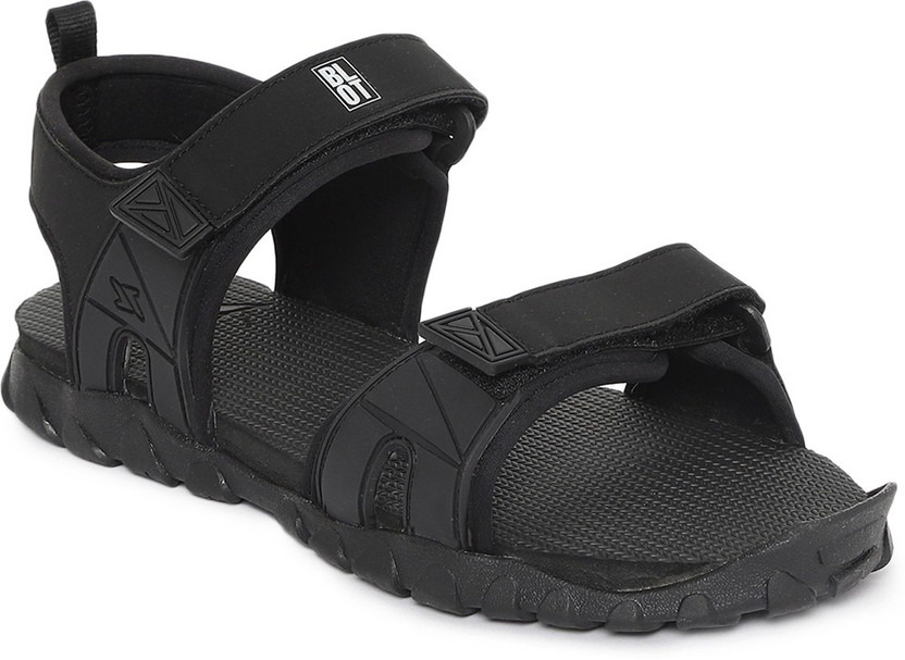 Paragon Men Black Sports Sandals - Buy 