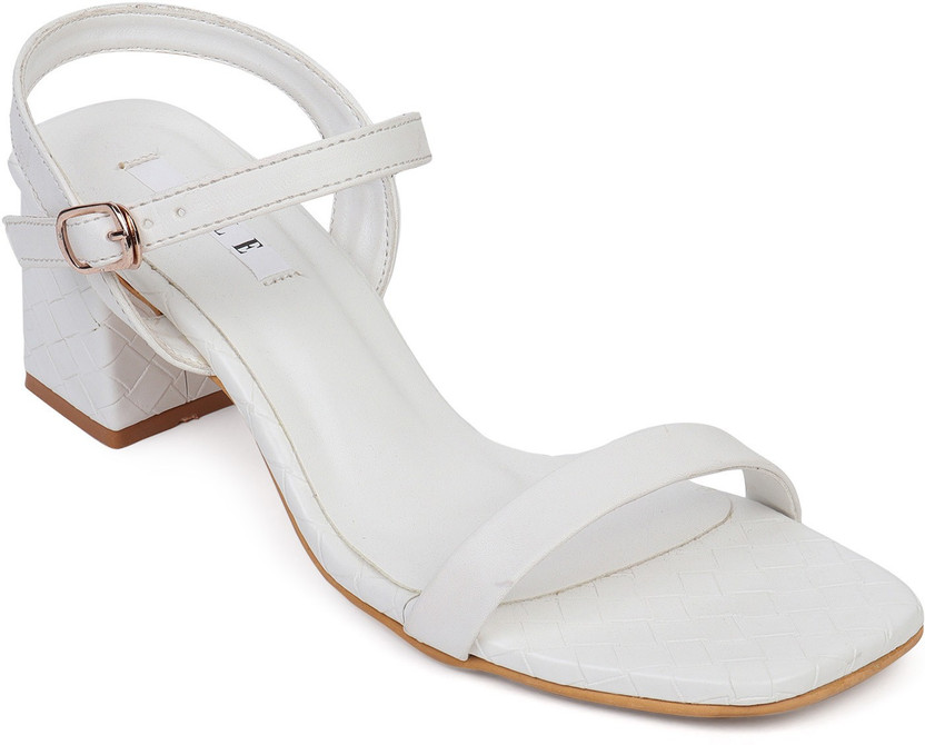White heels flipkart clearance