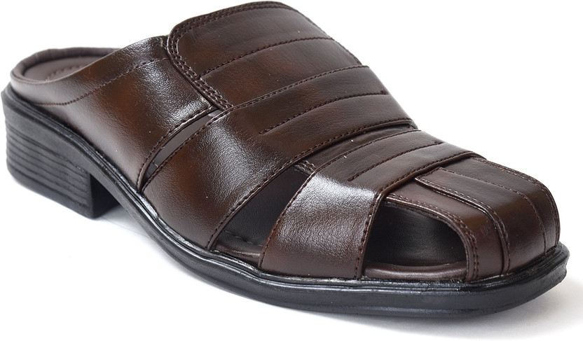 AJANTA Men Brown Sandals - Buy AJANTA 