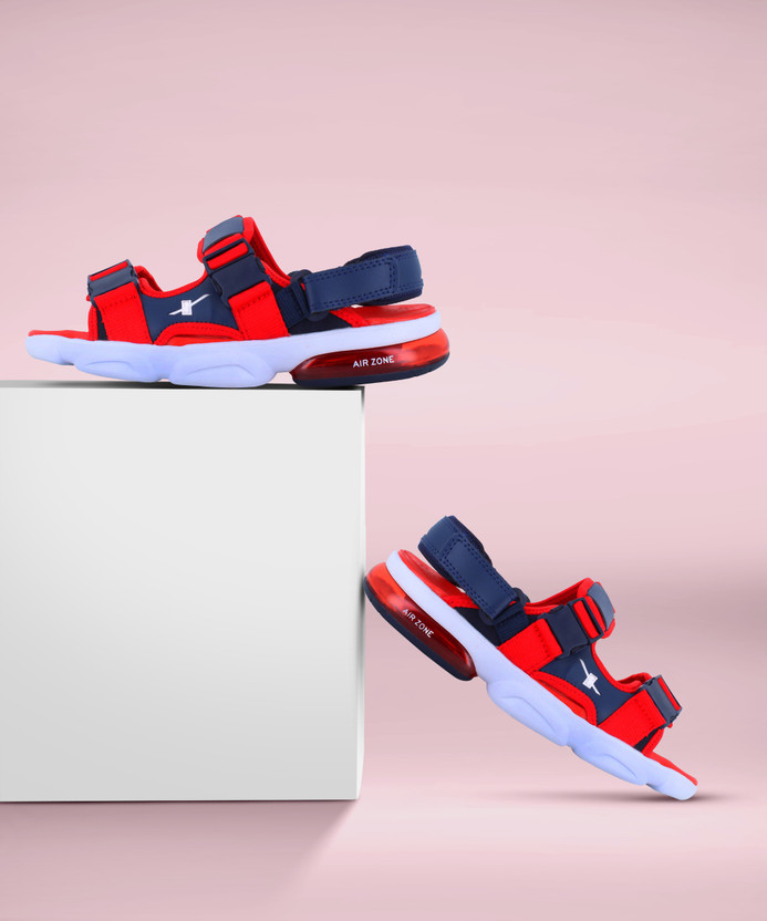 Sparx Men Red, Navy Sandals - Buy Sparx 
