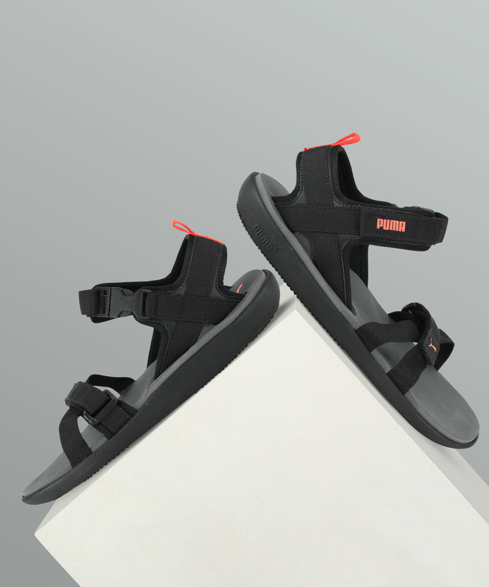 PUMA Pebble II Men Black Sports Sandals 