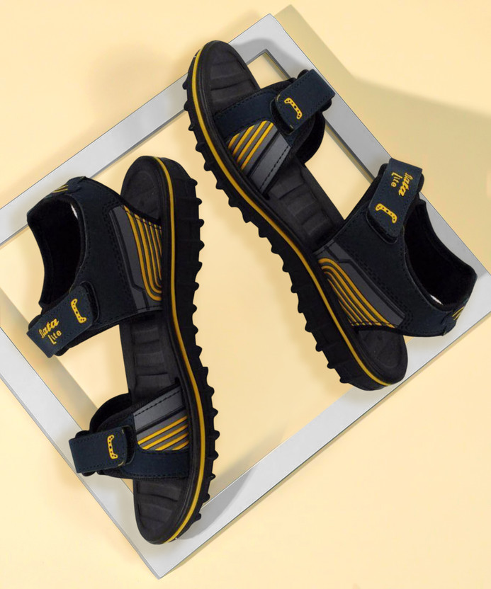 Bata Men Casual(Blue, Yellow , 9)