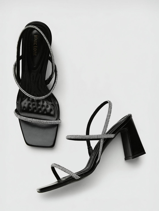 Marc Loire Women Heels(Black , 7)