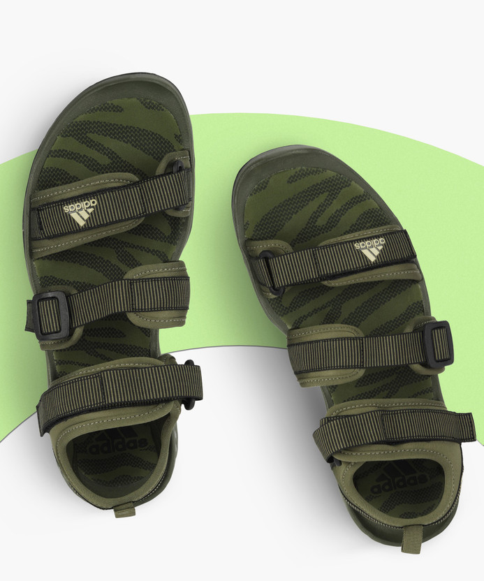 ADIDAS Men Green Sports Sandals - Buy 