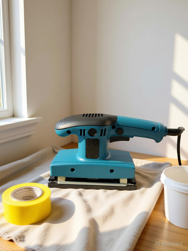 ISC Electric Sander 93x185mm Square Sanding Grinding Machine For Wood Wall Polisher Sander High Quality 7.2 inch Random Orbital Sander