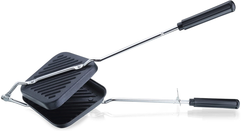 NSVL Non-Stick Grill Sandwich Toaster/Sandwich Maker/Gas Toaster/Gas Griller Grill Sandwich Maker(Black)