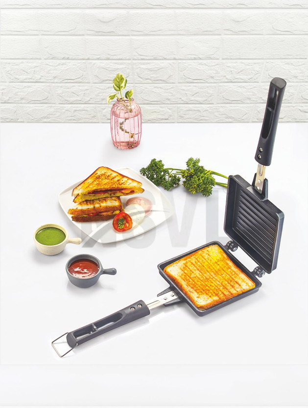 NSVL NSVL JUMBO GRILLER NON STICK GAS TOASTER SANDWICH MAKER Grill Open Grill Sandwich Maker(Black) - Flipkart Deal