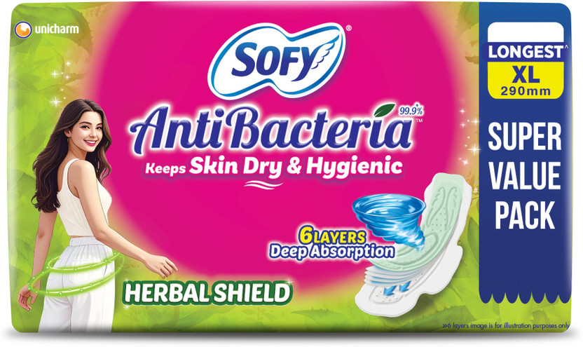 SOFY AB XL 51P Sanitary Pad(Pack of 51)