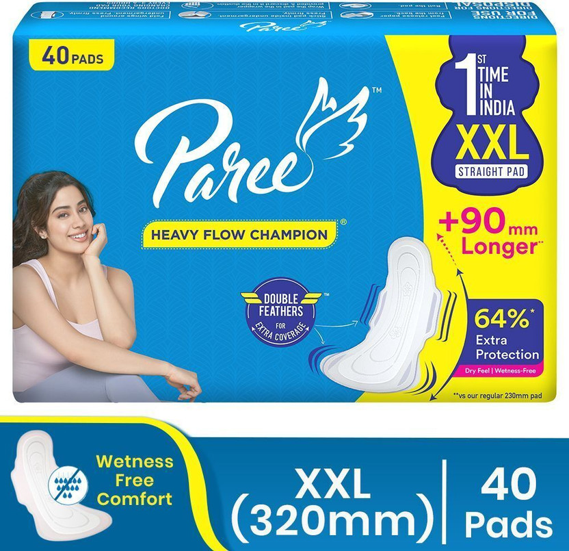 Paree Dry Feel XXL Sanitary Pad(Pack of 40)