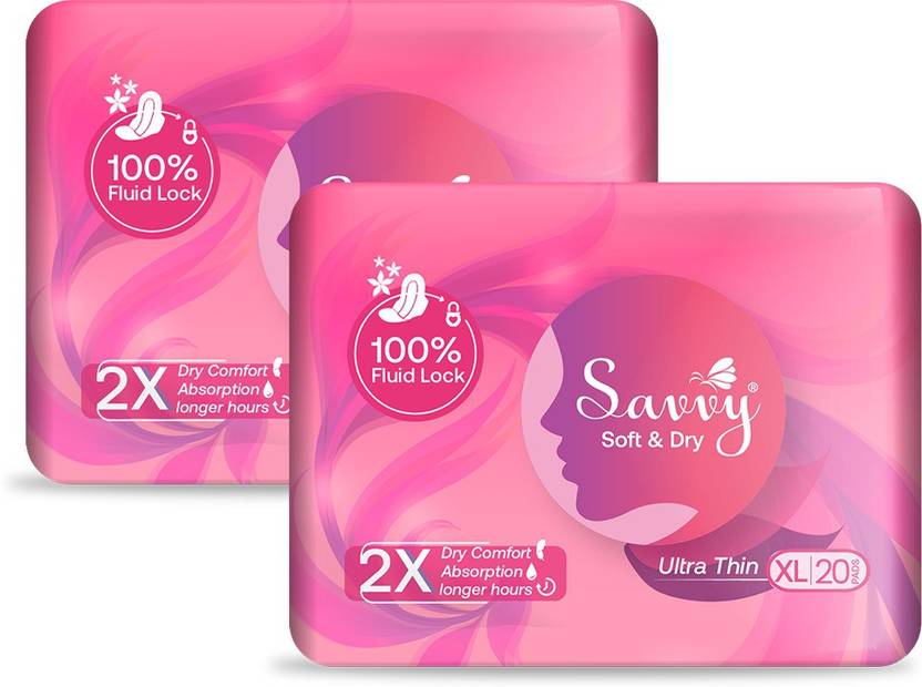 Savvy MAXI XL Ultra Thin (20 pads per pack) Sanitary Pad Buy Women