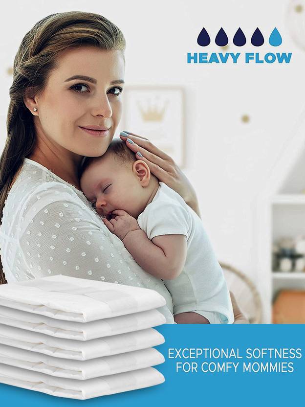 SIZI 10 Ultra Soft Maternity PadsOvernight Flow & Extremely Heavy Flow