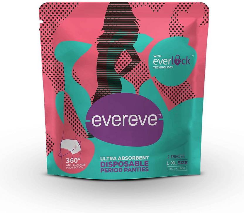 EverEve Ultra Absorbent, Heavy Flow Disposable Period Panties for